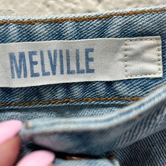 Brandy Melville Denim Jean Mini Skirt one size - Picture 4 of 8